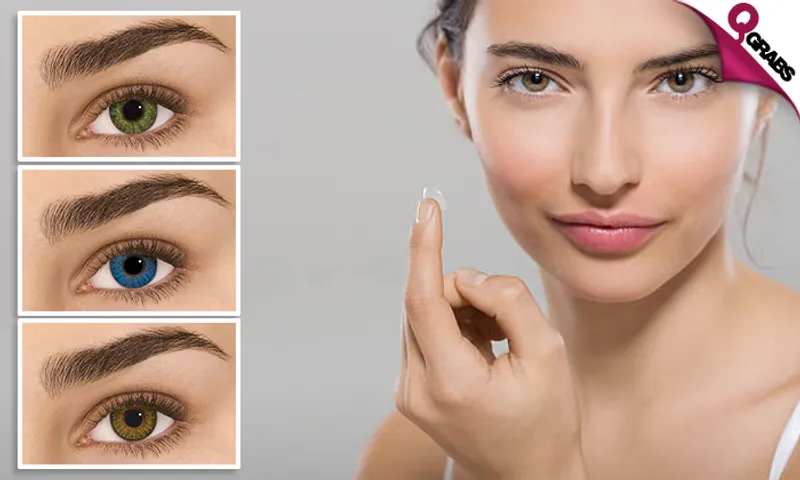 For QR126 Get FreshLook Zero-Powered Colored Contact Lenses - Choose from 10 Brilliant Shades! (QR210 Value)